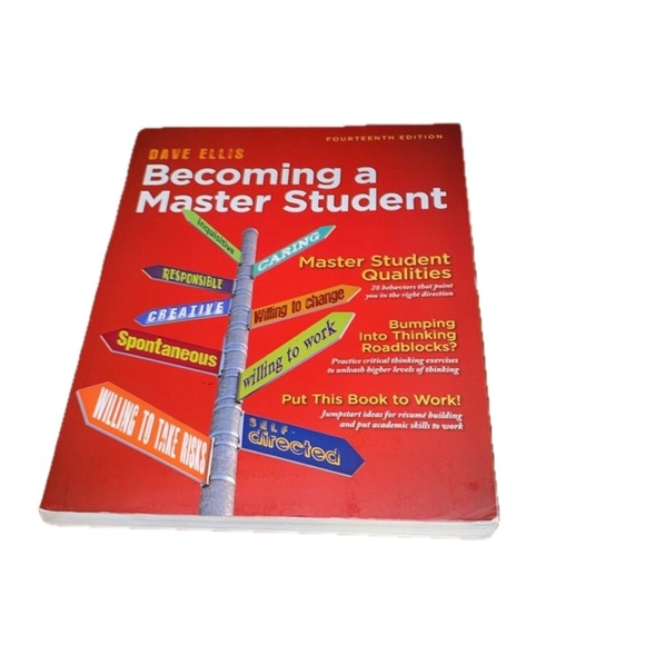 Becoming A Master Student (14th Edition) Dave Ellis - Picture 1 of 12